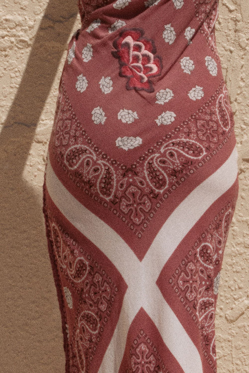 Beautiful Crazy Maxi Slip Dress - Bandana - Chasing Unicorns