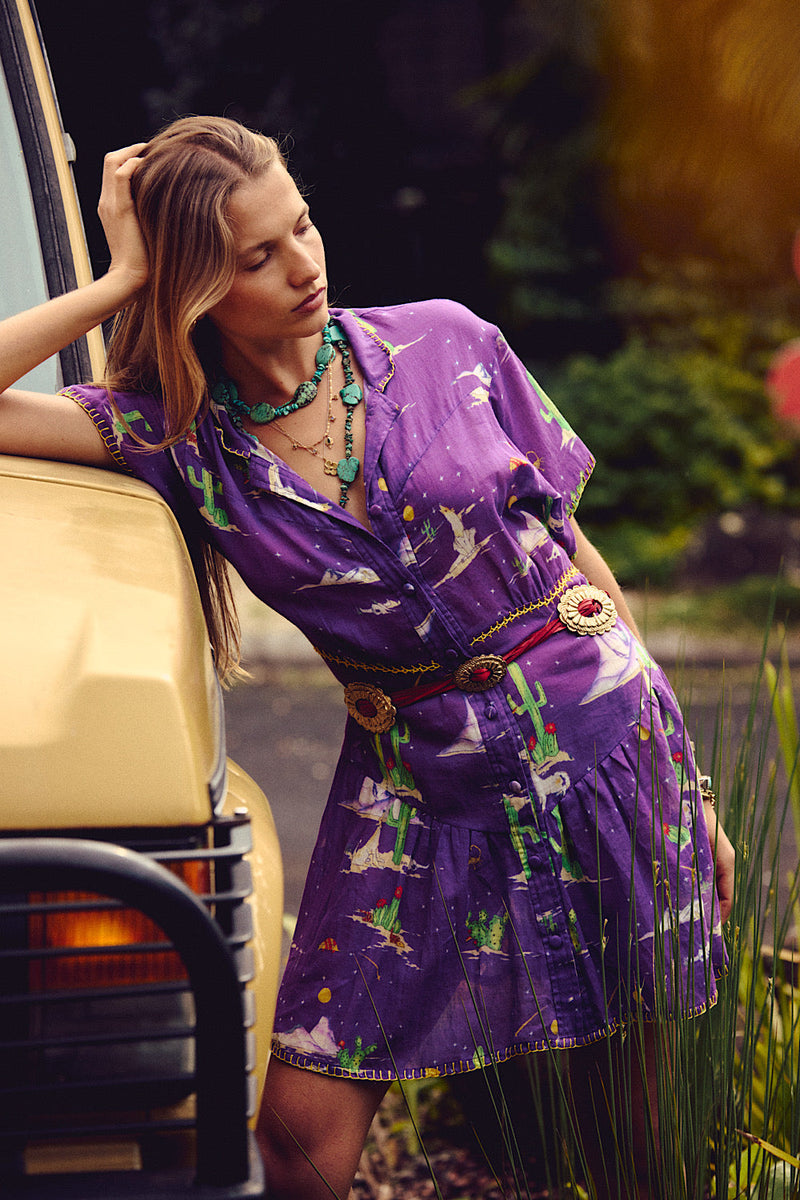 Cactus Tree Mini Dress - Chasing Unicorns