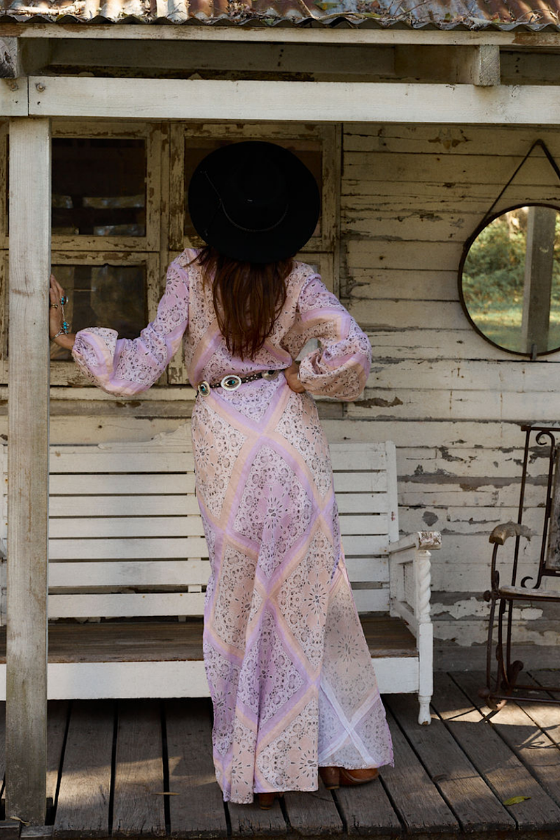 Country Girl Maxi Caftan Dress - Chasing Unicorns