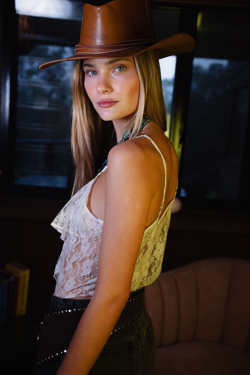 Dreams Lace Camisole - White - Chasing Unicorns