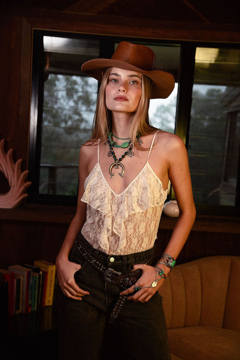 Dreams Lace Camisole - White - Chasing Unicorns