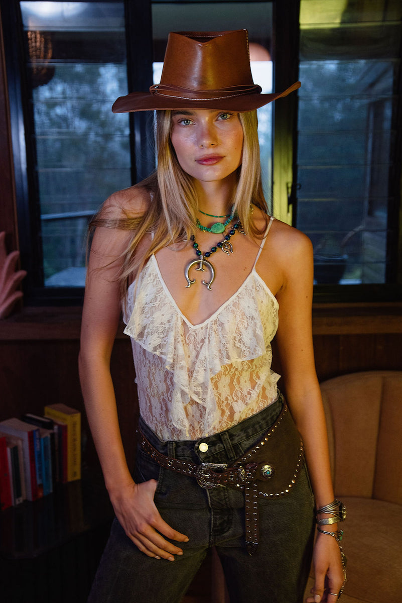 Dreams Lace Camisole - White - Chasing Unicorns