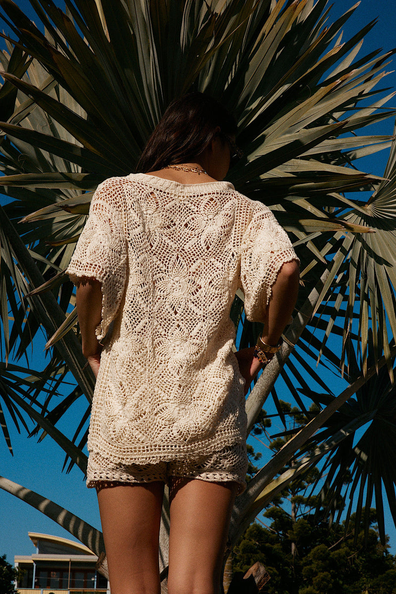 Drifter’s Wife Hand Crochet Shirt - Chasing Unicorns