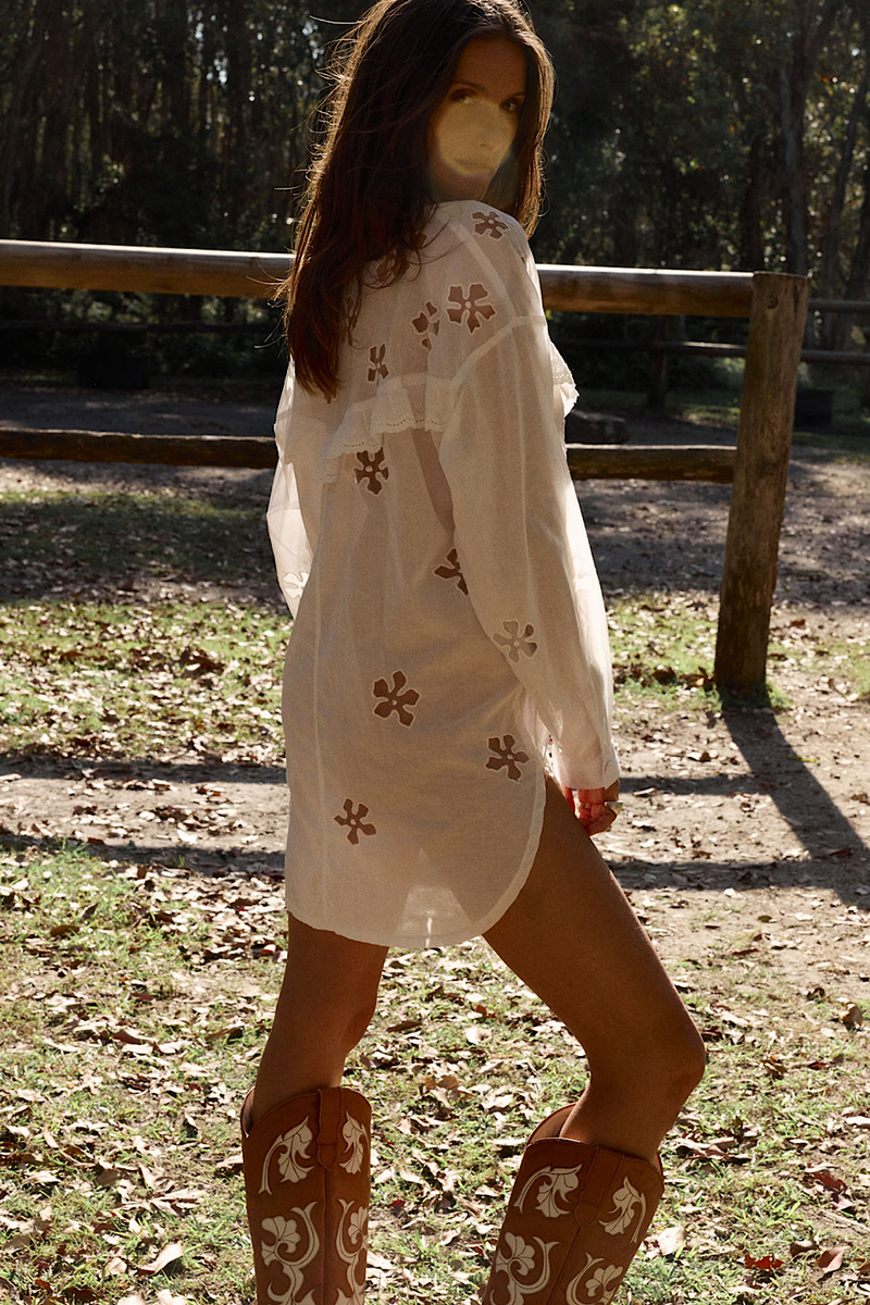 Far From Me Oversized Shirt - Chasing Unicorns