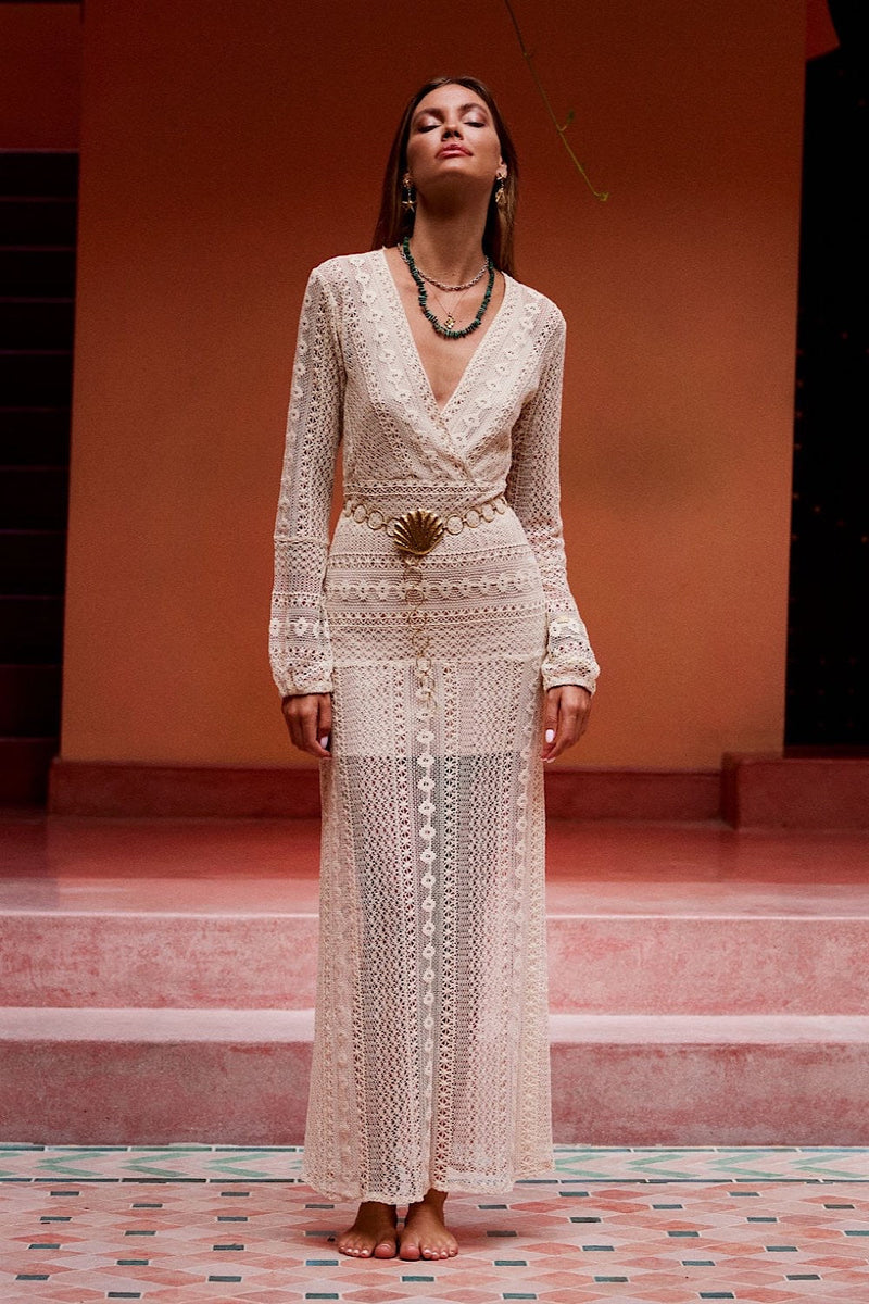 Georgia On My Mind Lace Maxi Dress - Chasing Unicorns