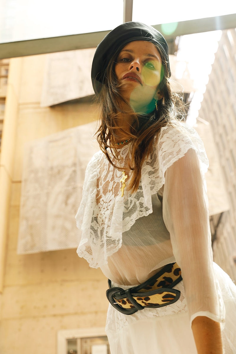 Heart of Glass Silk + Lace Maxi Dress - Chasing Unicorns