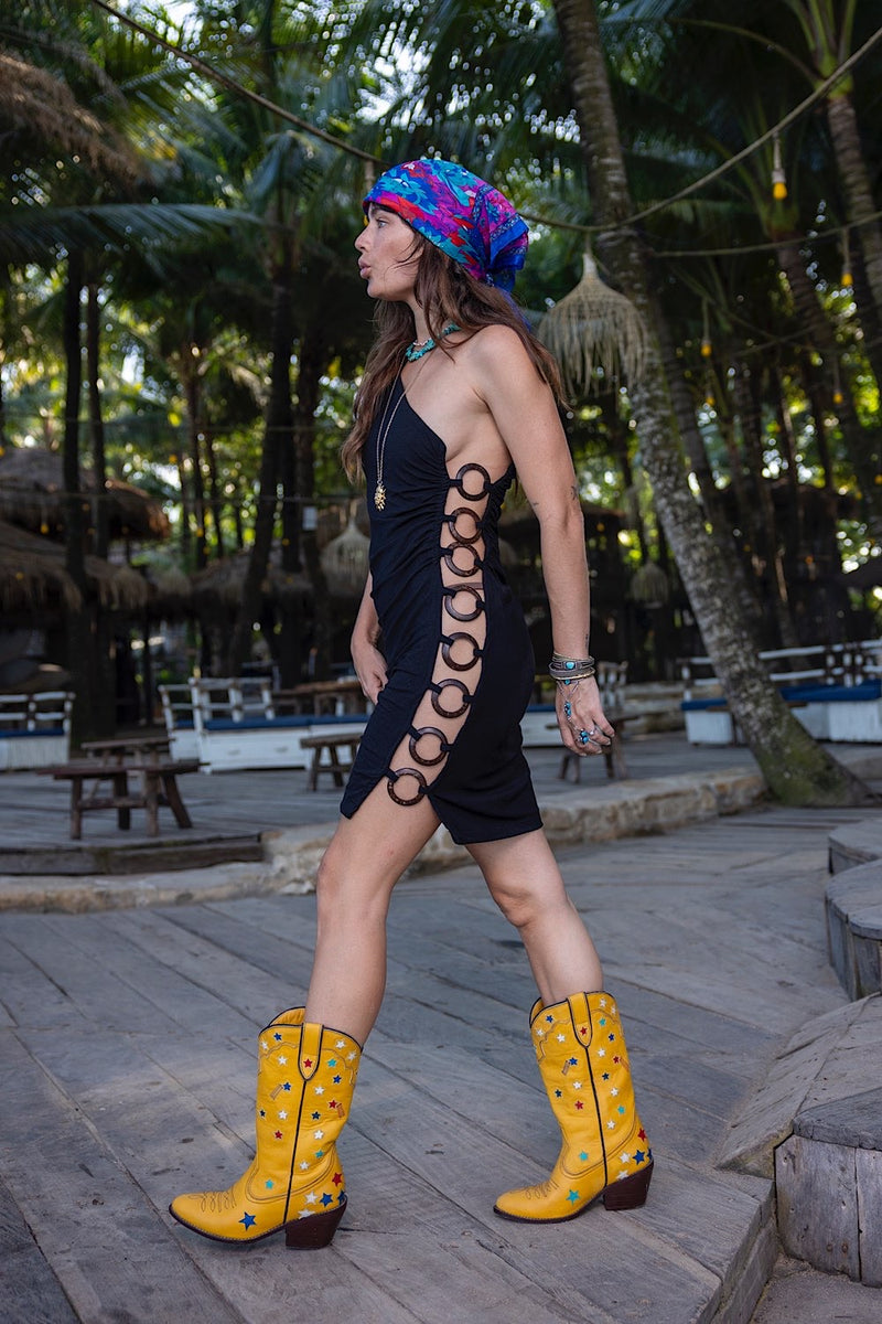 Hold Me Tight Bamboo Jersey Mini Dress - Chasing Unicorns