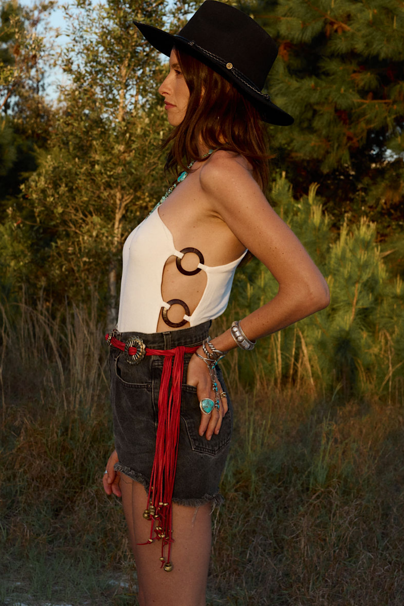 Hold Me Tight Bamboo Jersey One Shoulder Top - Chasing Unicorns