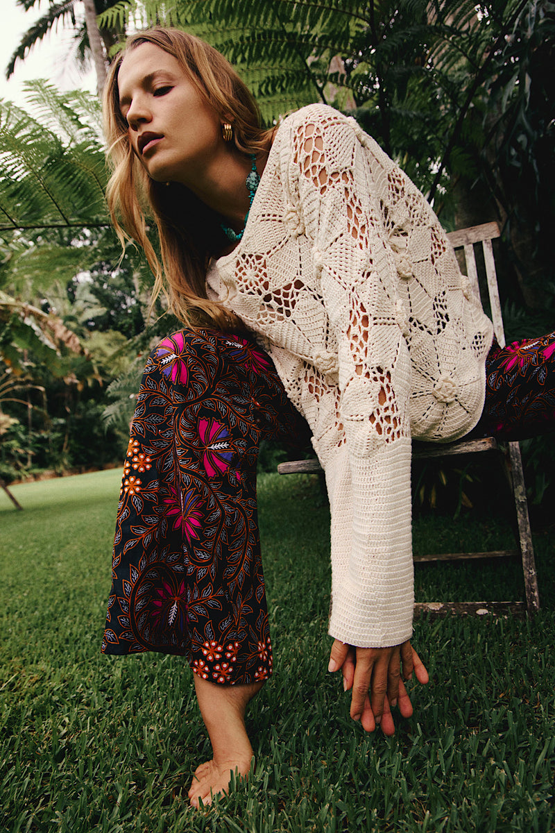 Just the Smile Crochet Jumper - Chasing Unicorns