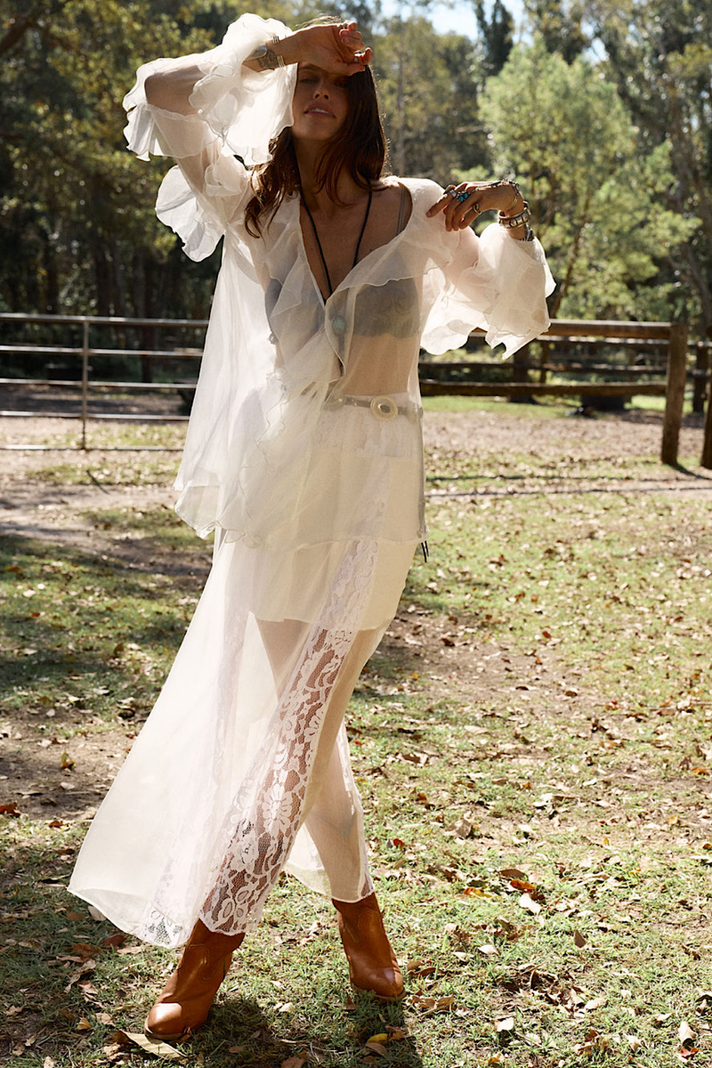 Lost in Love Silk Ruffle Blouse - Chasing Unicorns