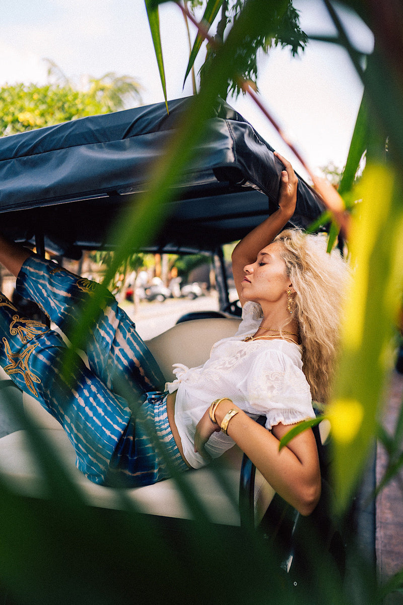 NEW Cotton Embroidered Blouse - Chasing Unicorns