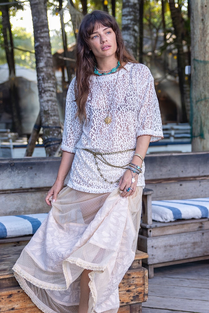 Only You Lace T-Shirt - Chasing Unicorns