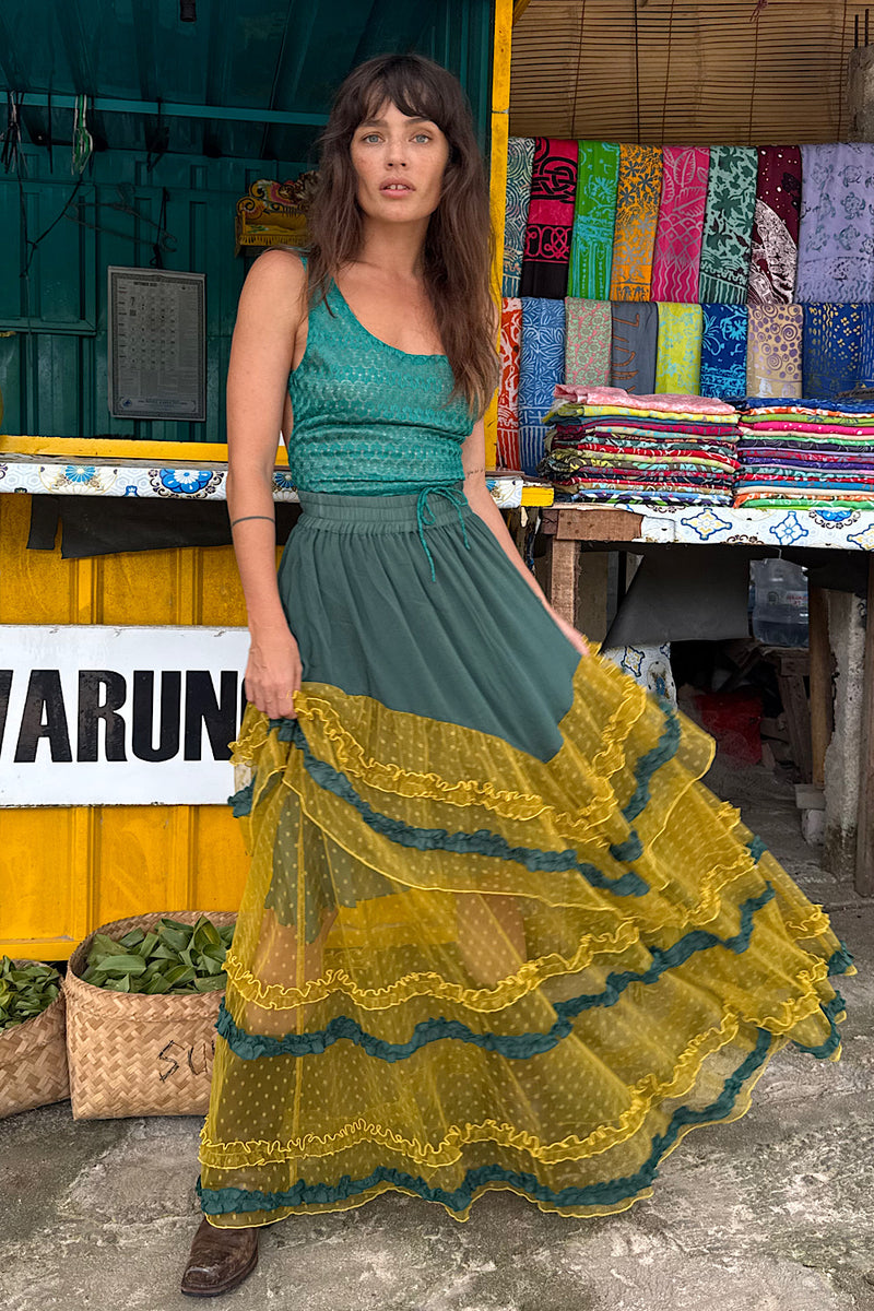 Sunshine Tulle Skirt - Forest - Chasing Unicorns