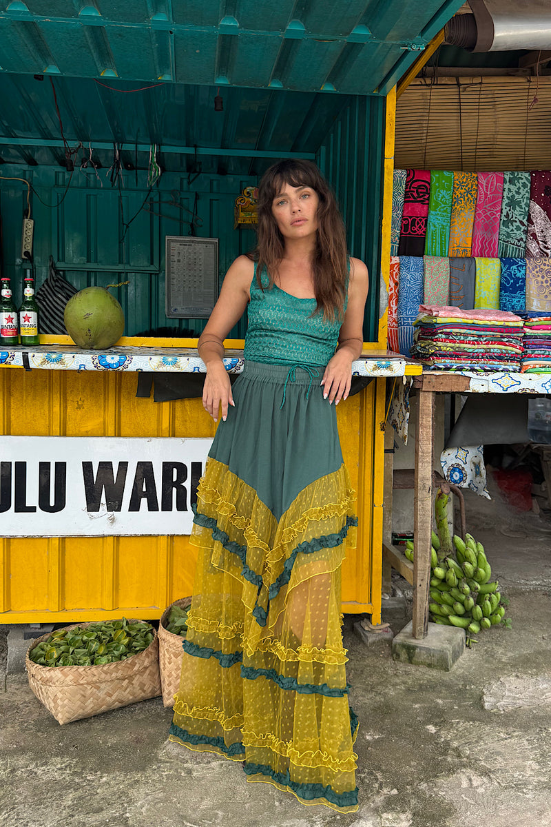 Sunshine Tulle Skirt - Forest - Chasing Unicorns