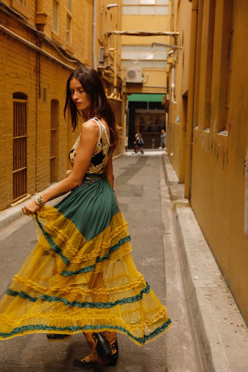 Sunshine Tulle Skirt - Forest - Chasing Unicorns