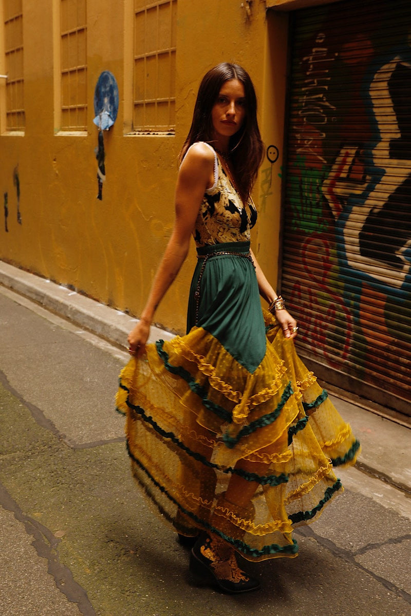 Sunshine Tulle Skirt - Forest - Chasing Unicorns