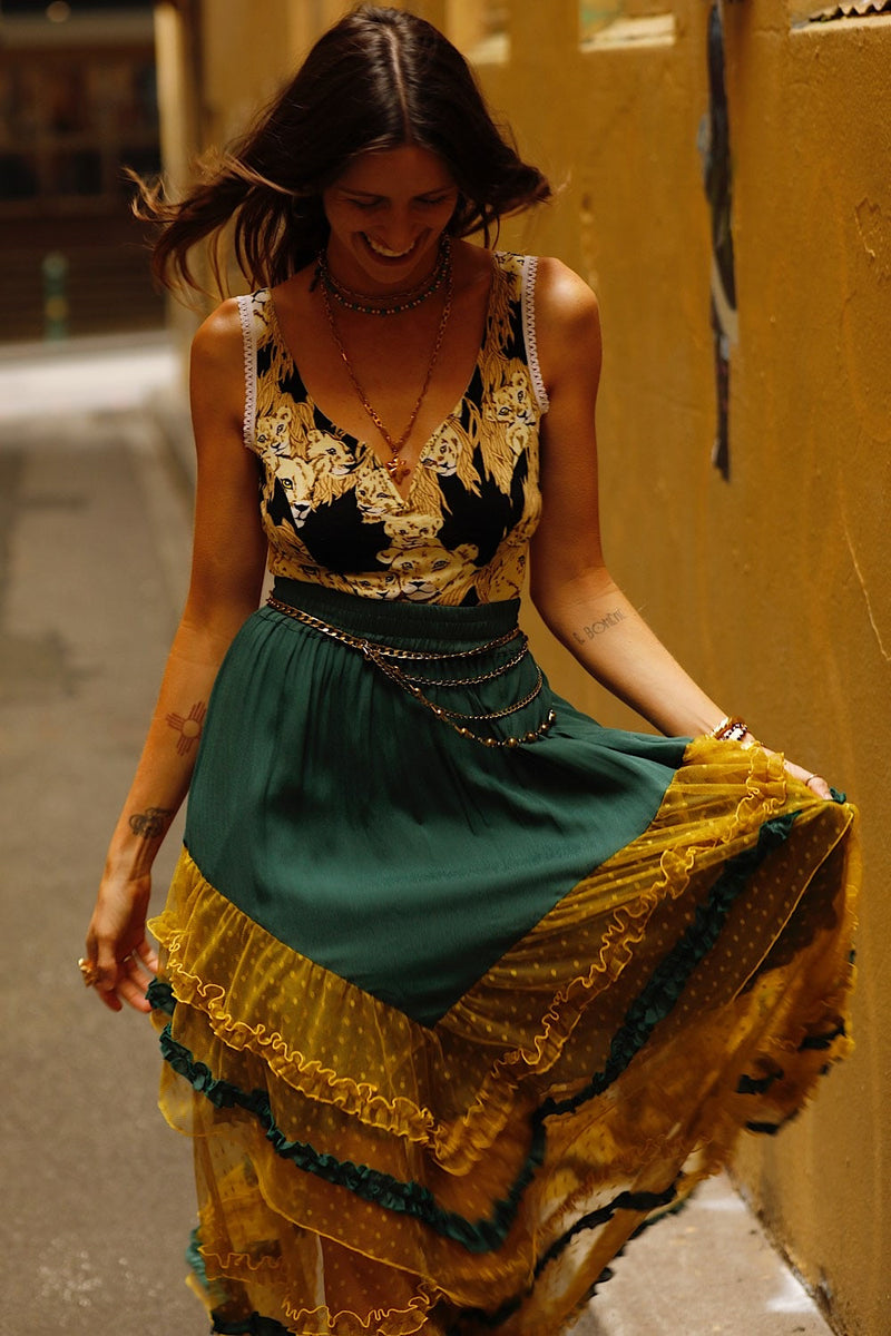 Sunshine Tulle Skirt - Forest - Chasing Unicorns