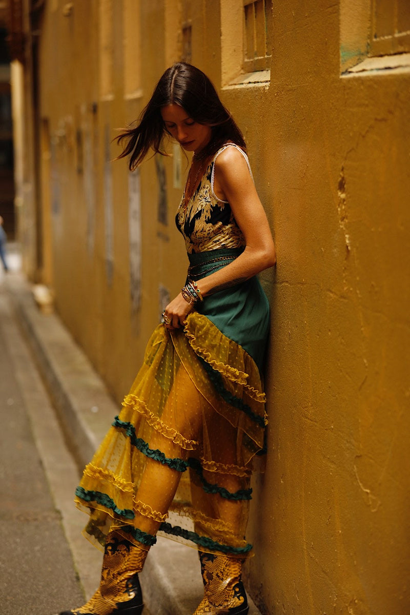 Sunshine Tulle Skirt - Forest - Chasing Unicorns