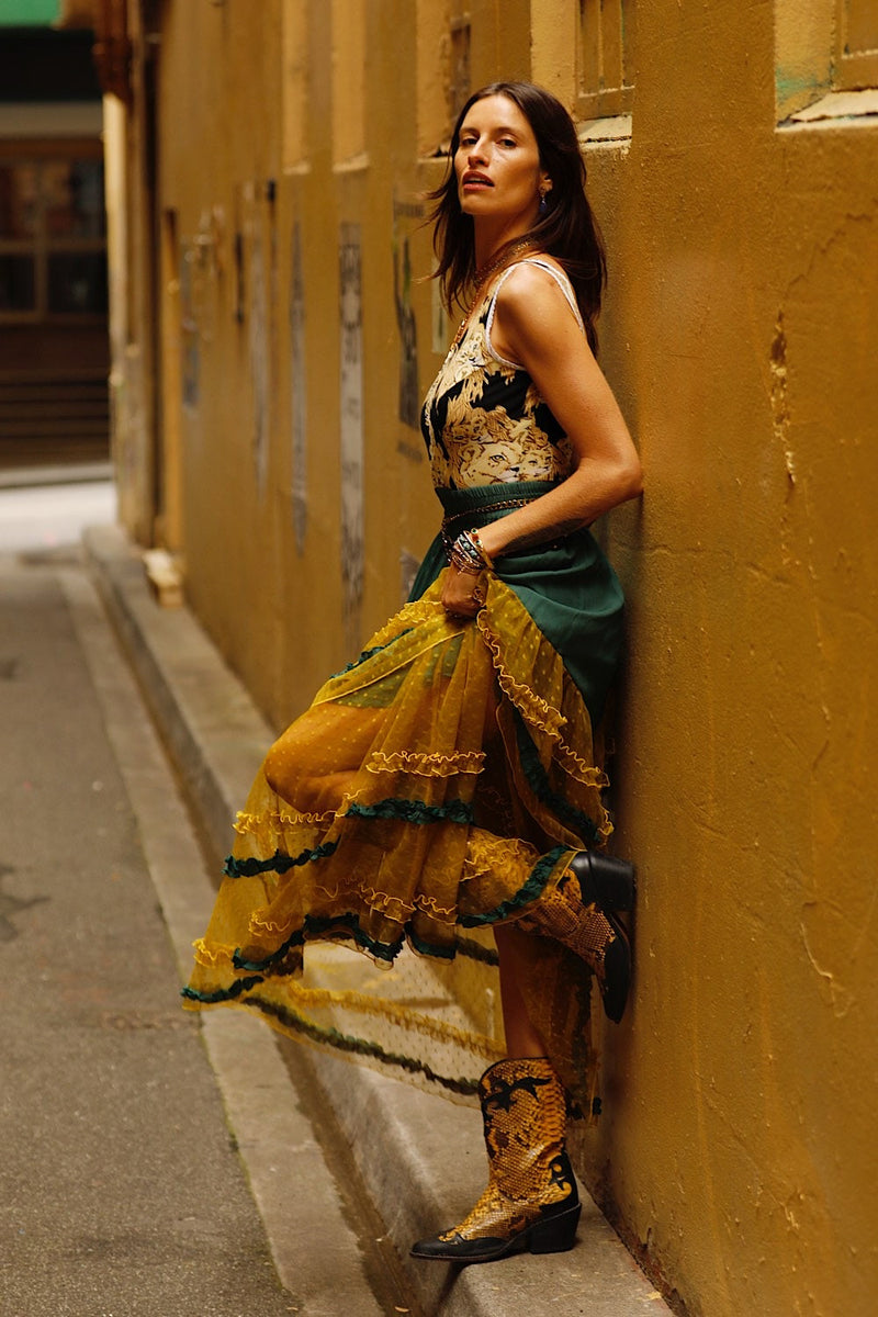 Sunshine Tulle Skirt - Forest - Chasing Unicorns