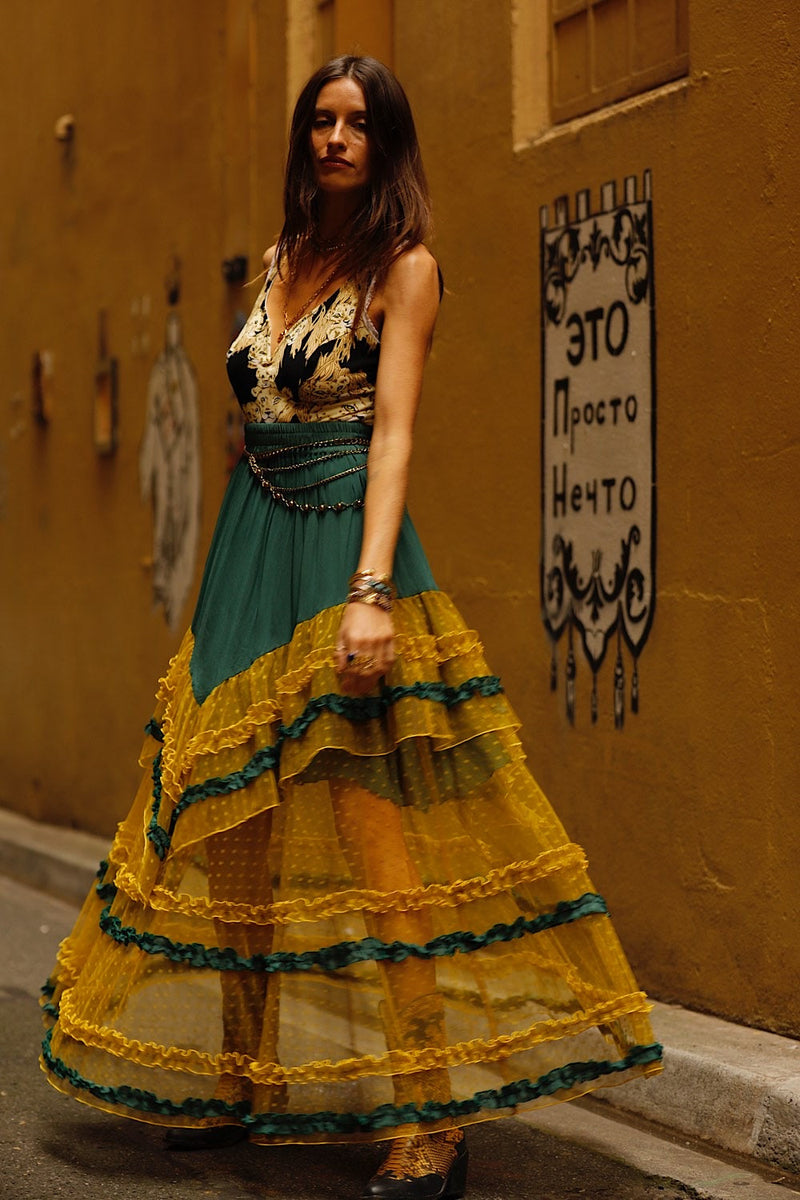 Sunshine Tulle Skirt - Forest - Chasing Unicorns
