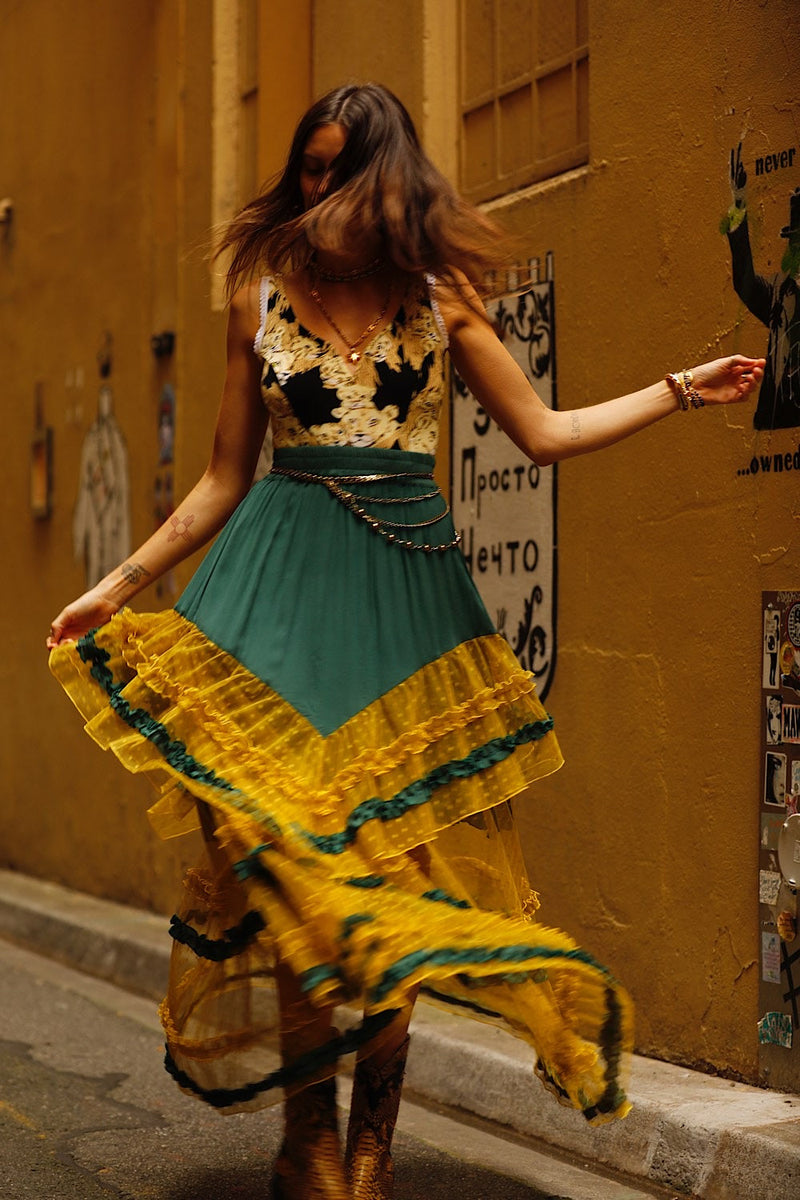 Sunshine Tulle Skirt - Forest - Chasing Unicorns