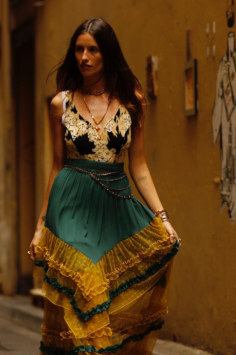 Sunshine Tulle Skirt - Forest - Chasing Unicorns