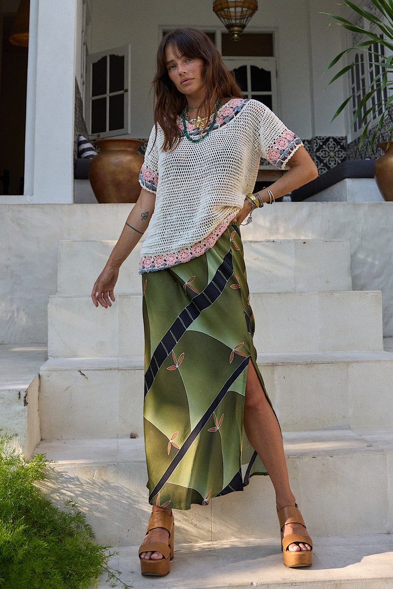 The Tide is High Crochet Tee - Chasing Unicorns