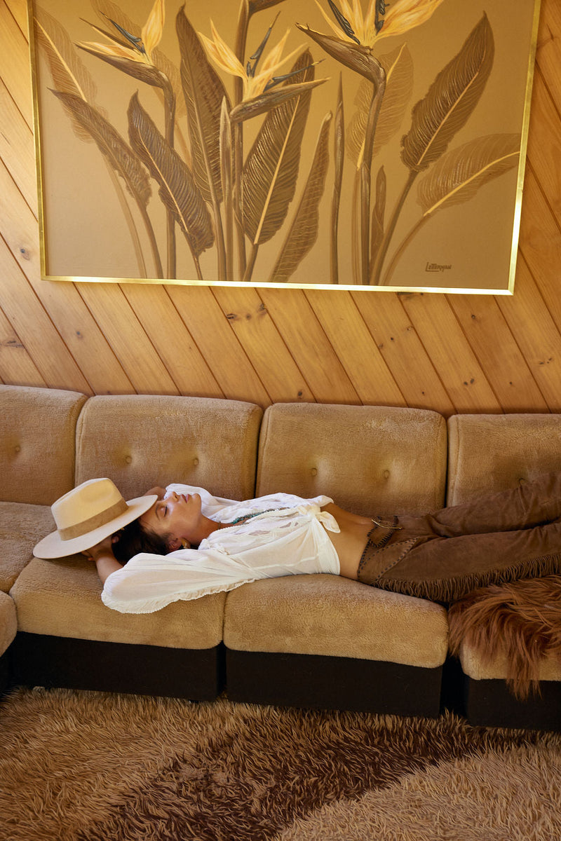 A New Day For Love Cotton Gauze Cutwork Mesh Blouse - Chasing Unicorns