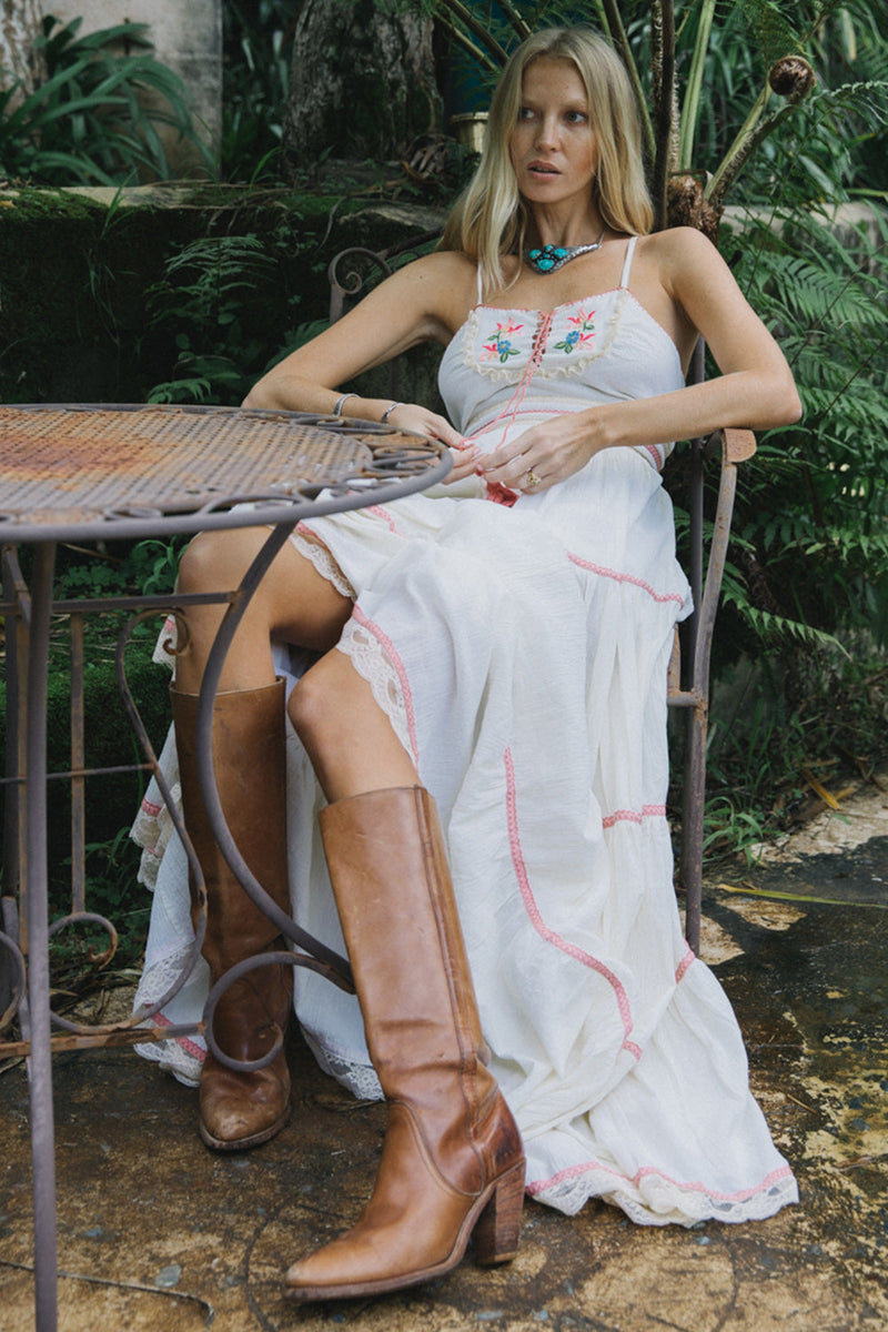 Any Way The Wind Blows Cotton Gown - Sample - Chasing Unicorns