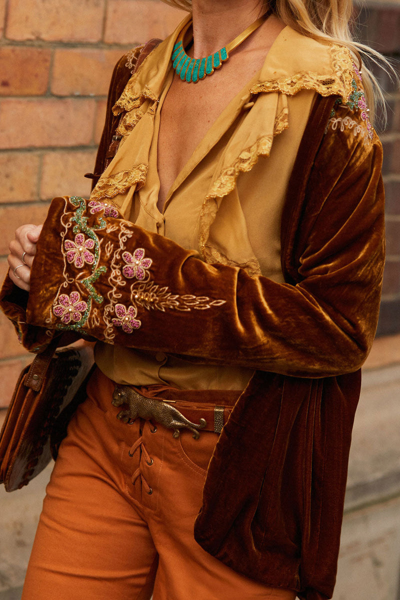 Black Magic Woman Jacket - Toffee - Chasing Unicorns