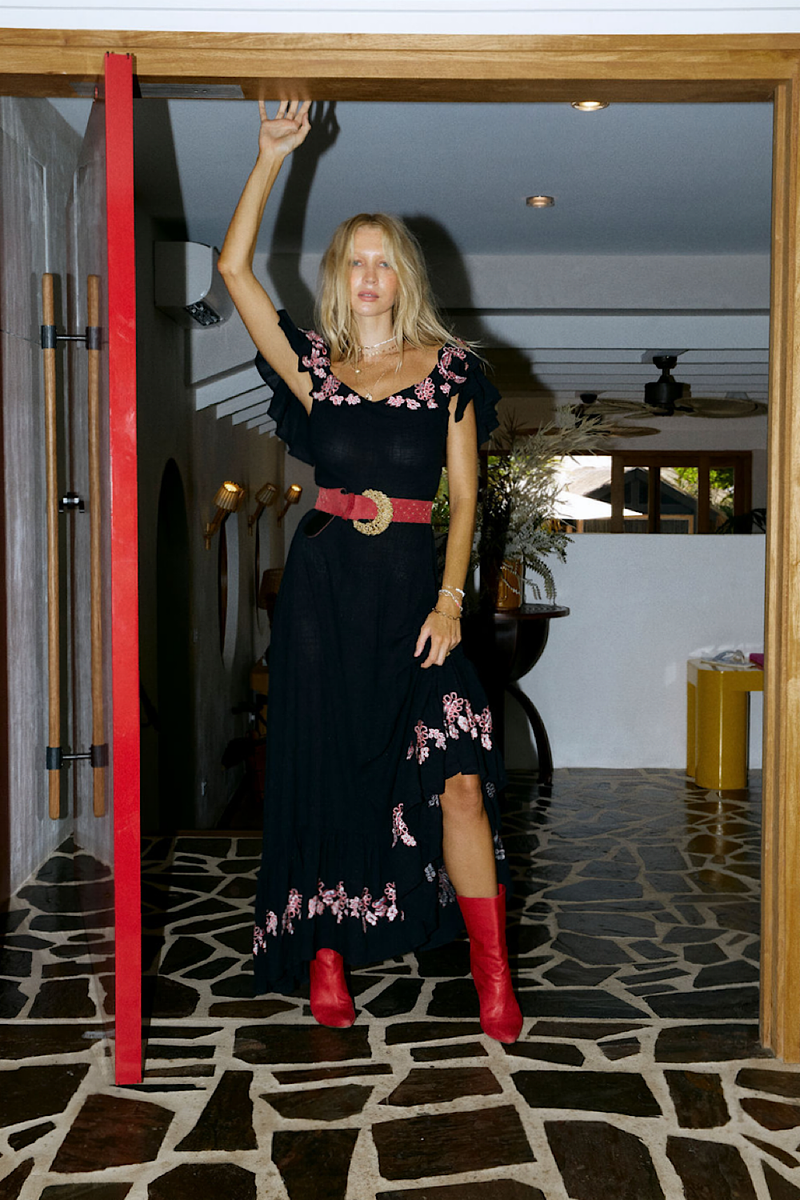 Bonita Maxi Dress - Black - Chasing Unicorns
