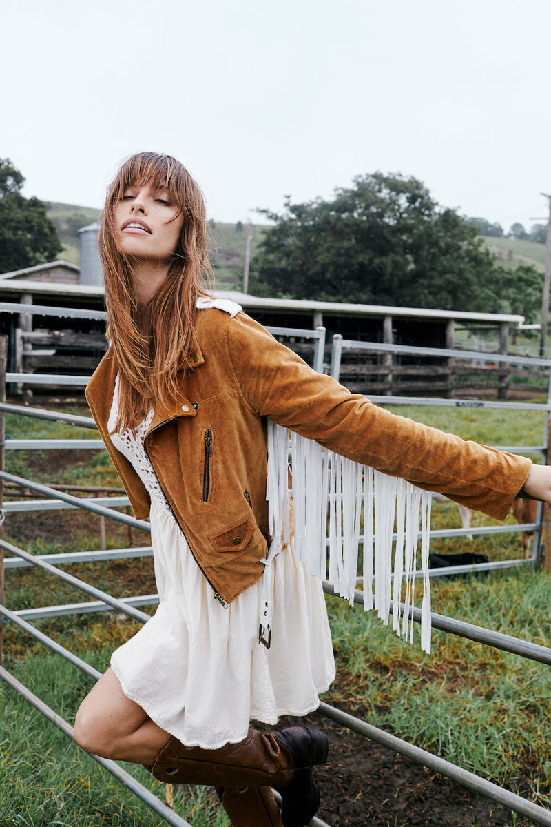 California Stars Velvet And Suede Jacket - Chasing Unicorns