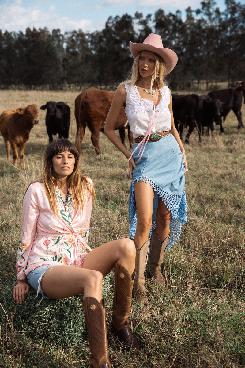 Cotton Fields Eyelet Camisole - Chasing Unicorns