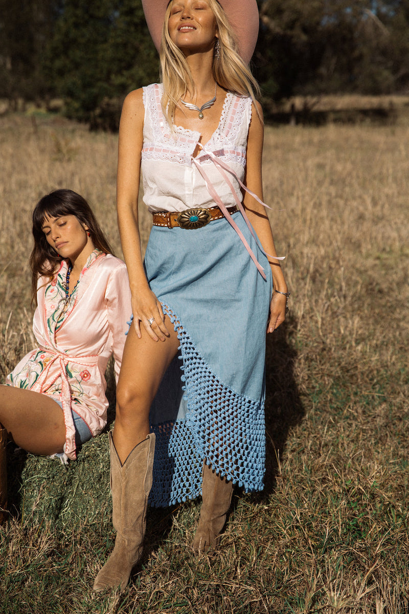 Cotton Fields Eyelet Camisole - Chasing Unicorns