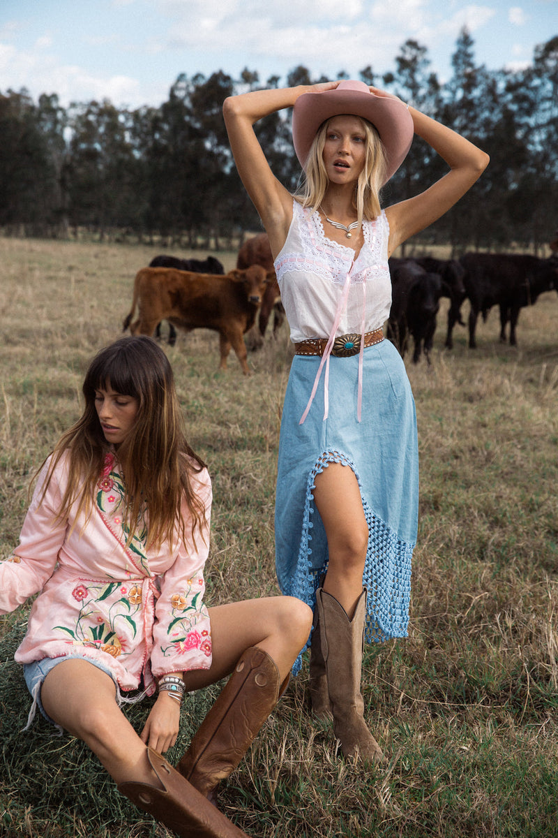 Cotton Fields Eyelet Camisole - Chasing Unicorns