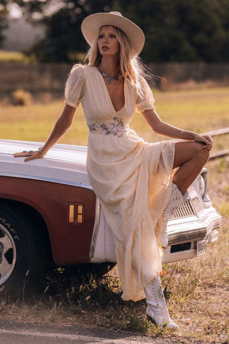 Country Girl Maxi Dress - Buttercup - Chasing Unicorns