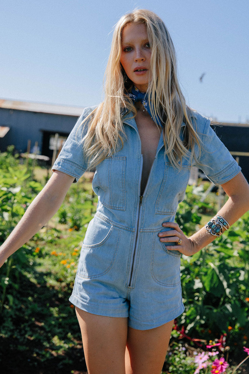 Fly To The Rainbow Short Boiler Suit - Chasing Unicorns