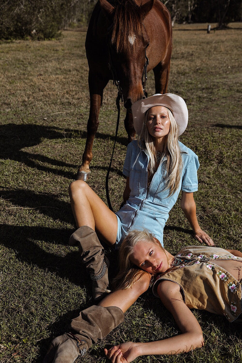 Fly To The Rainbow Short Boiler Suit - Chasing Unicorns