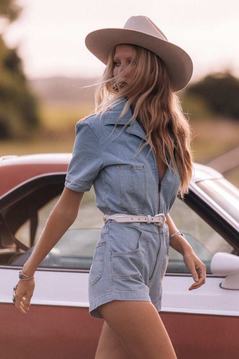 Fly To The Rainbow Short Boiler Suit - Chasing Unicorns