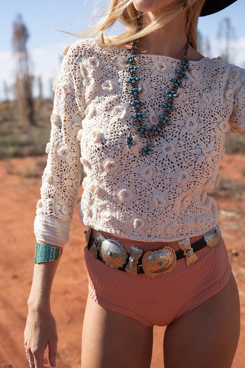 Gold And Turquoise Inlay Cuff - Chasing Unicorns