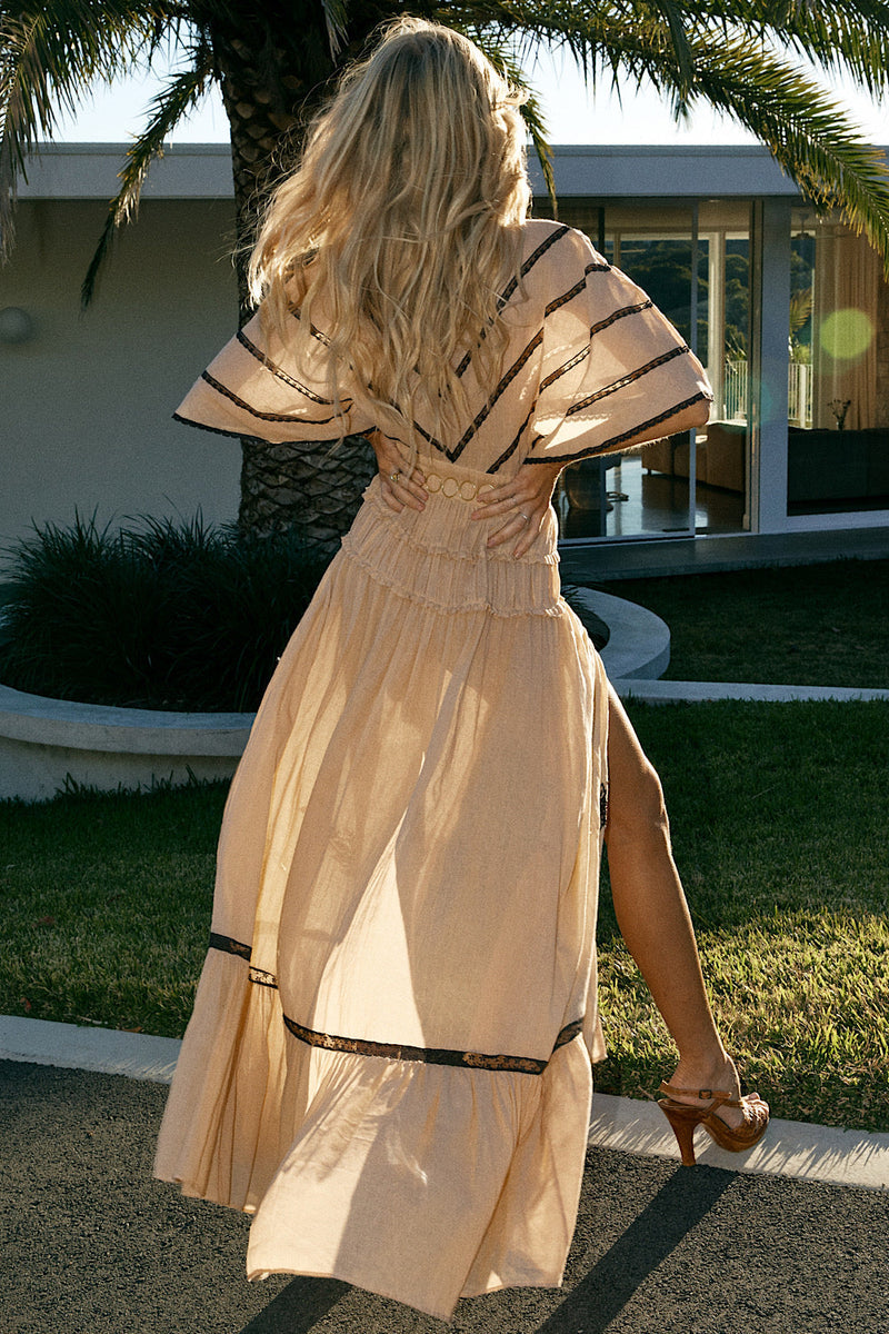 Homeward Bound Cotton + Lace Duster Dress - Chasing Unicorns