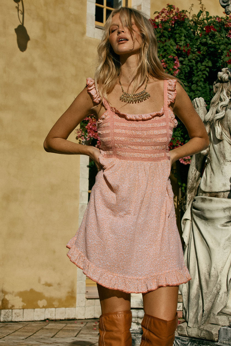 Love Is Strong Smocked Mini Dress - Chasing Unicorns