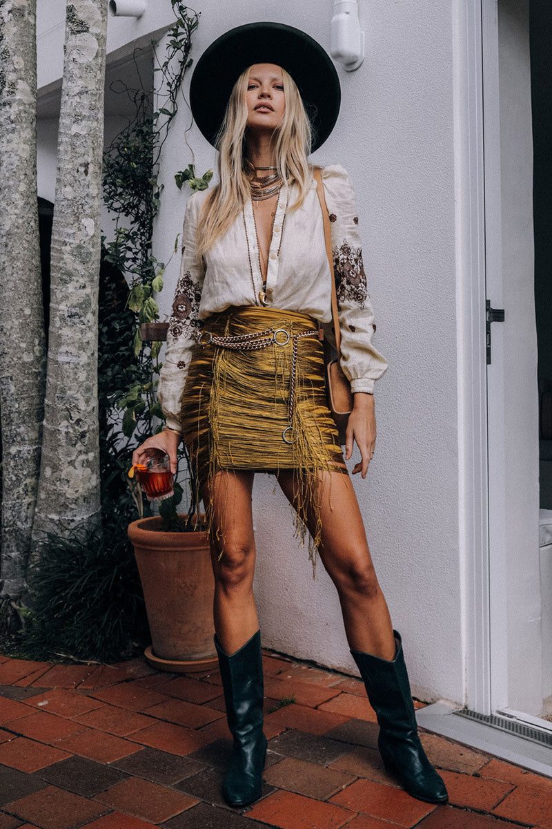 Lover’S Rock Cutwork Embroidered Blouse - Chasing Unicorns