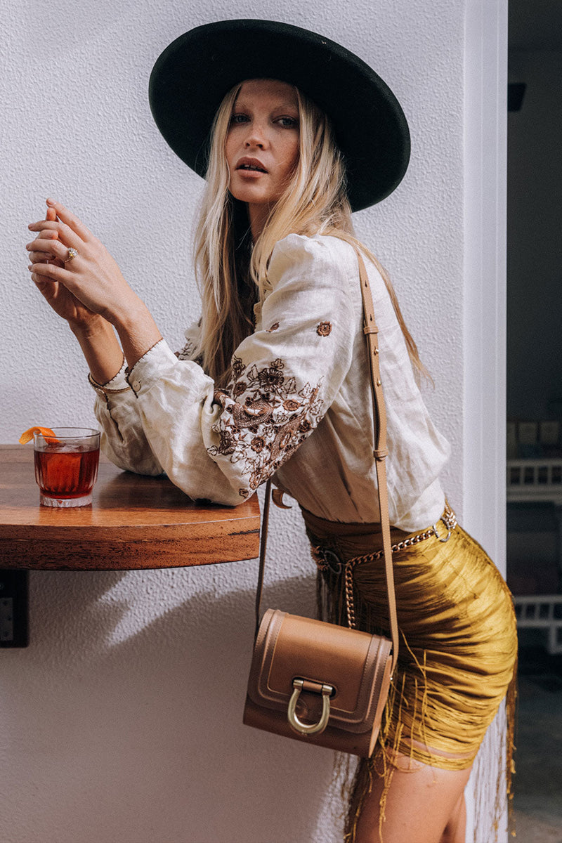 Lover’S Rock Cutwork Embroidered Blouse - Chasing Unicorns