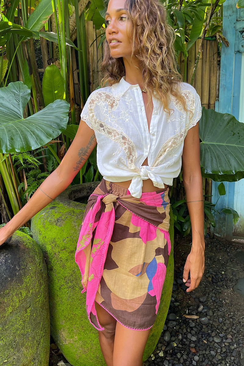 NEW Cotton And Lace Western Blouse - Chasing Unicorns