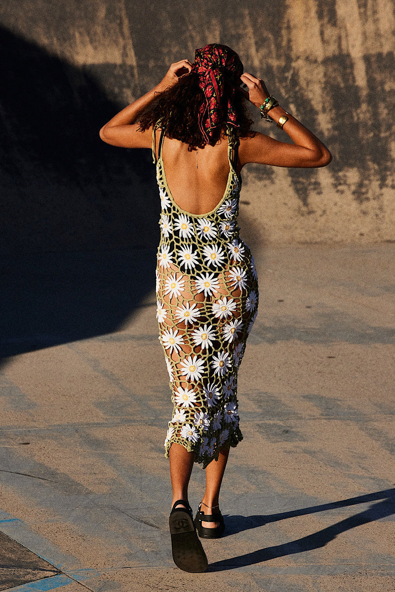 NEW Daisy Jane Crochet Sleeveless Maxi Dress - Chasing Unicorns