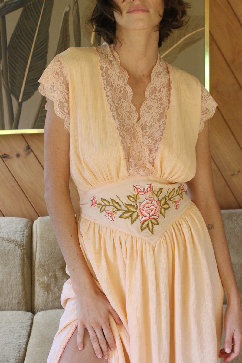 NEW Lace Embroidered Maxi Dress - Chasing Unicorns