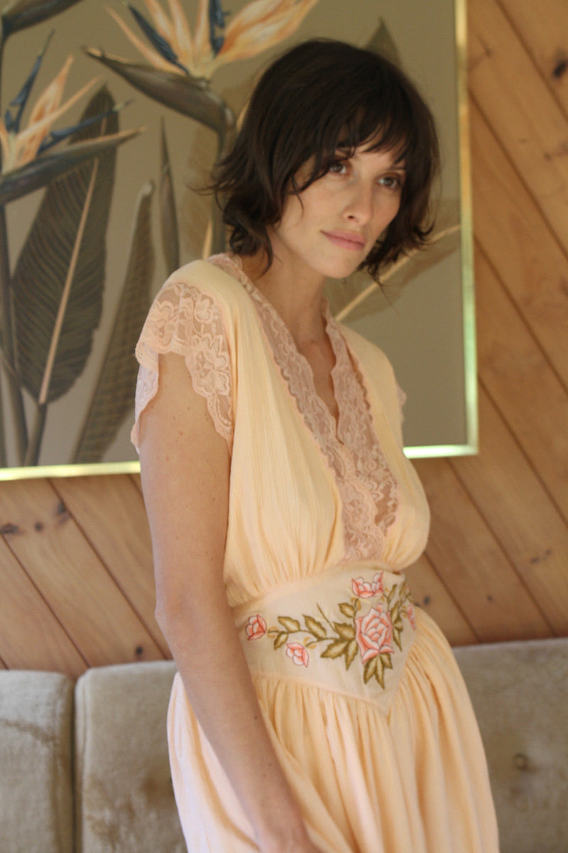 NEW Lace Embroidered Maxi Dress - Chasing Unicorns