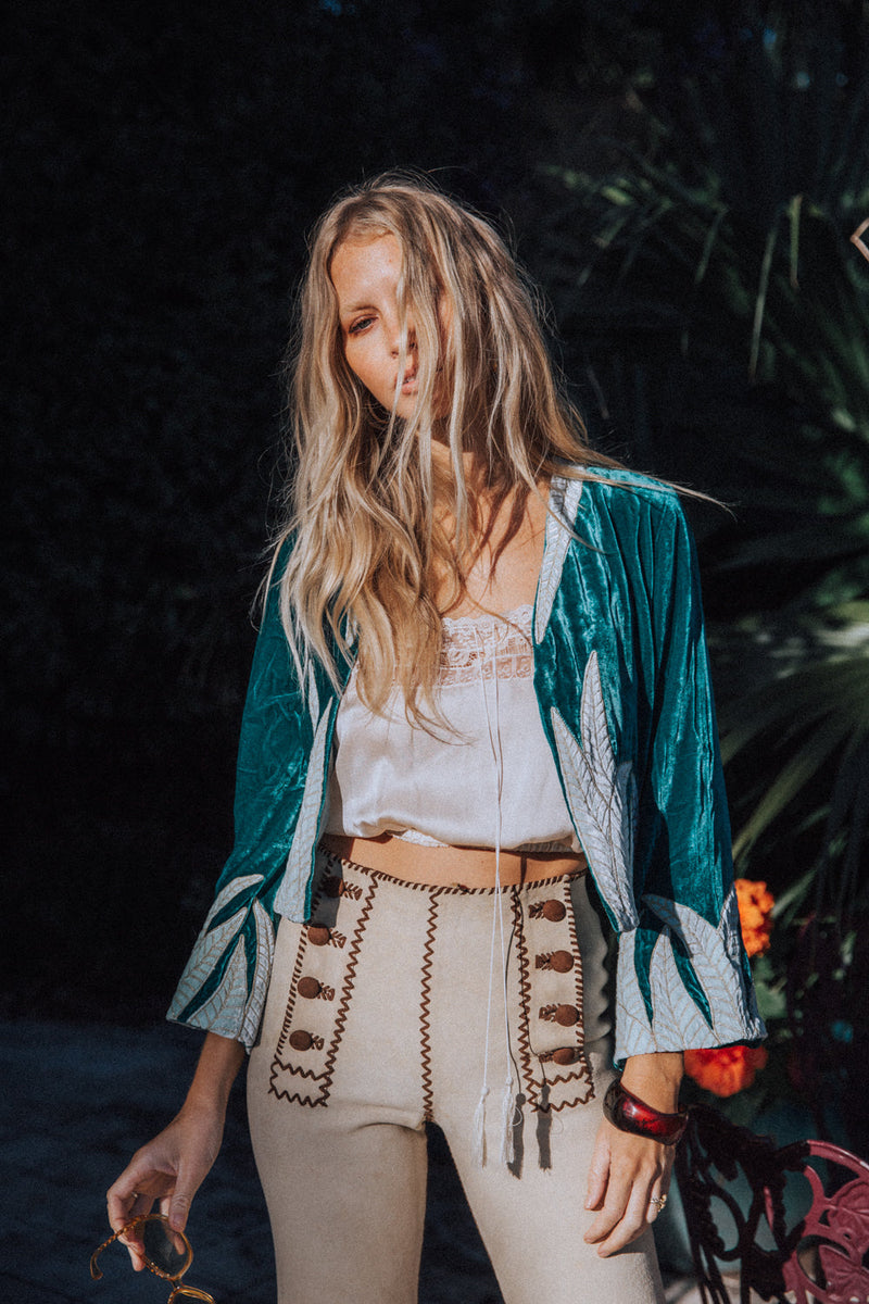 Peaceful Easy Feeling Silk + Lace Camisole - Champagne - Chasing Unicorns