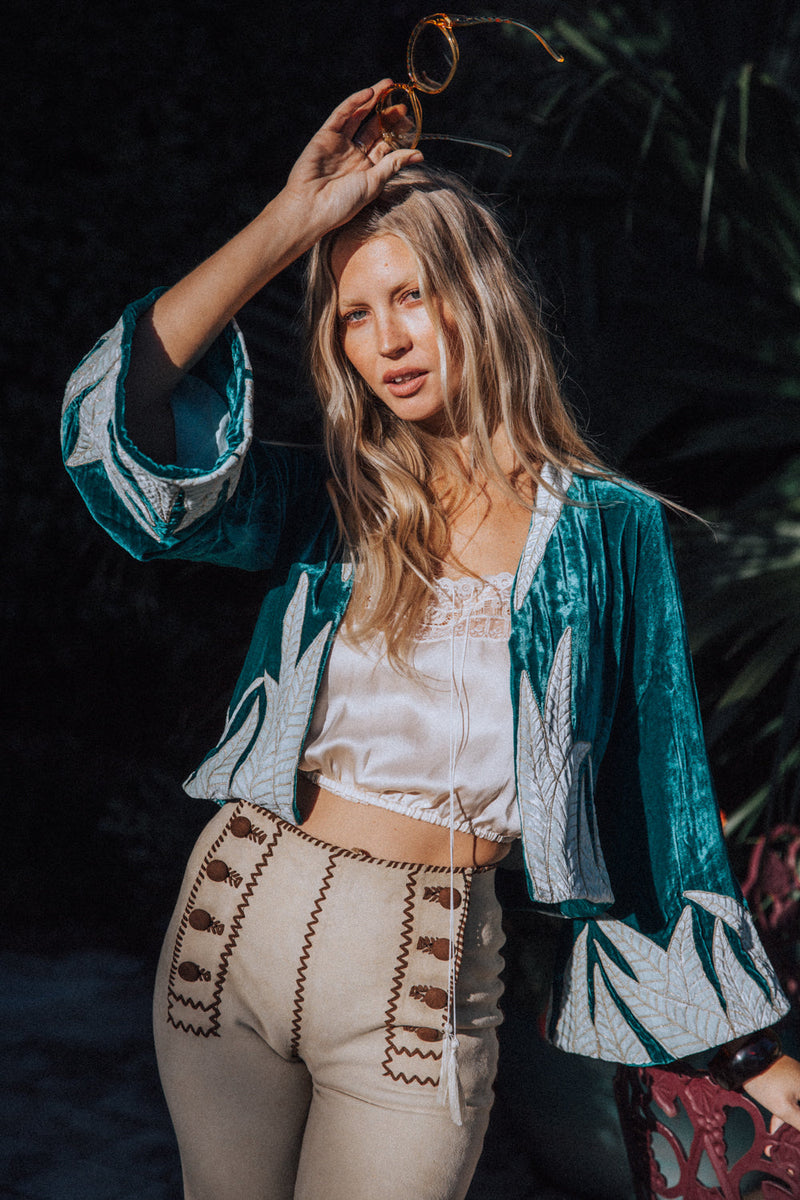 Peaceful Easy Feeling Silk + Lace Camisole - Champagne - Chasing Unicorns